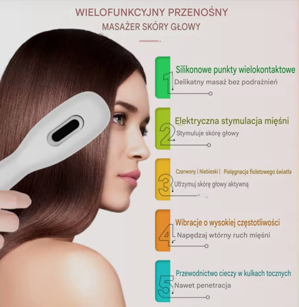 MamiVibe Innovative LED Hair Growth Comb - Professional Hair Loss Therapy