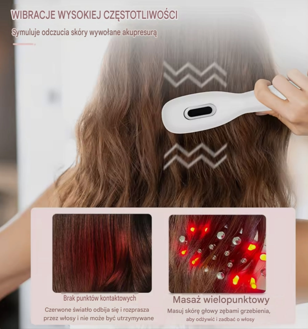 MamiVibe Innovative LED Hair Growth Comb - Professional Hair Loss Therapy